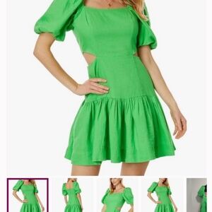 Liliy Pulitzer Kylanne Elbow Sleeve Line Color: Gecko Green